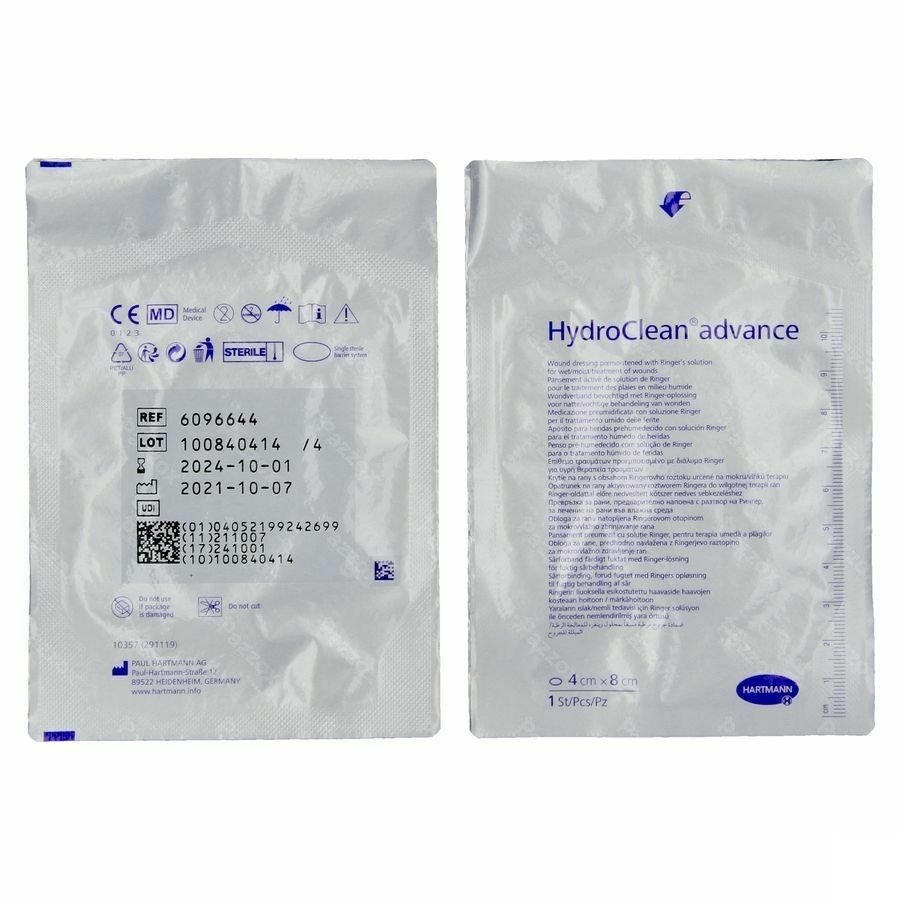 Hydroclean Advance 4x8cm Ovaal 10 6096646