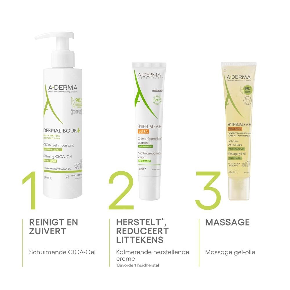 Aderma Epitheliale Ah Gel-olie Voor Massage 100ml