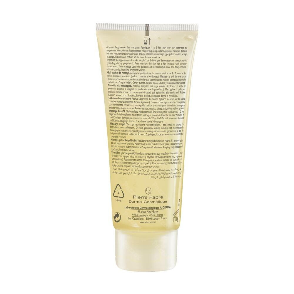 Aderma Epitheliale Ah Gel-olie Voor Massage 100ml
