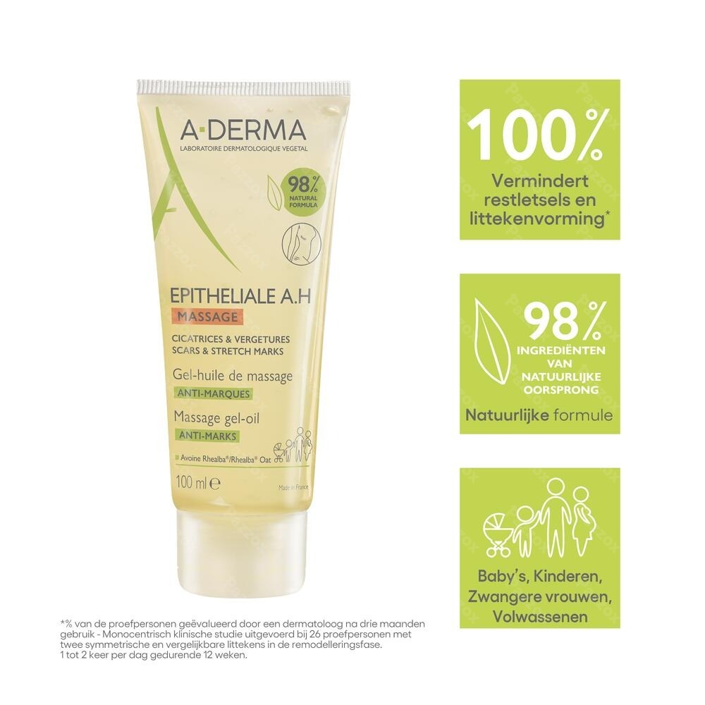 Aderma Epitheliale Ah Gel-olie Voor Massage 100ml