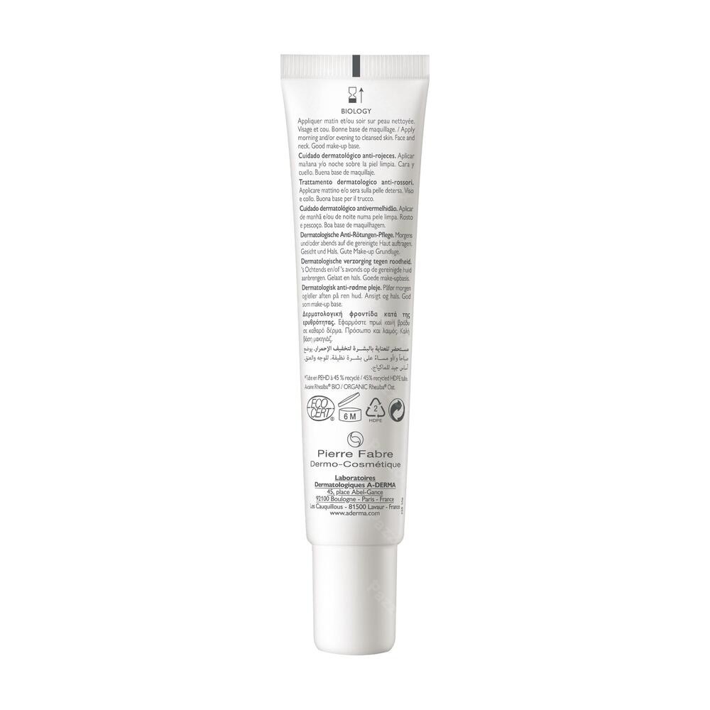 Aderma Biology A/roodheid Dermatolog.verzorg. 40ml