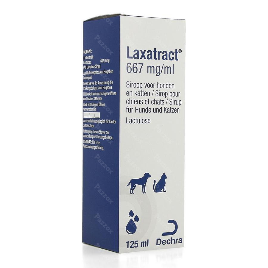 Laxatract 667mg/ml Siroop Hond Kat Fl 125ml