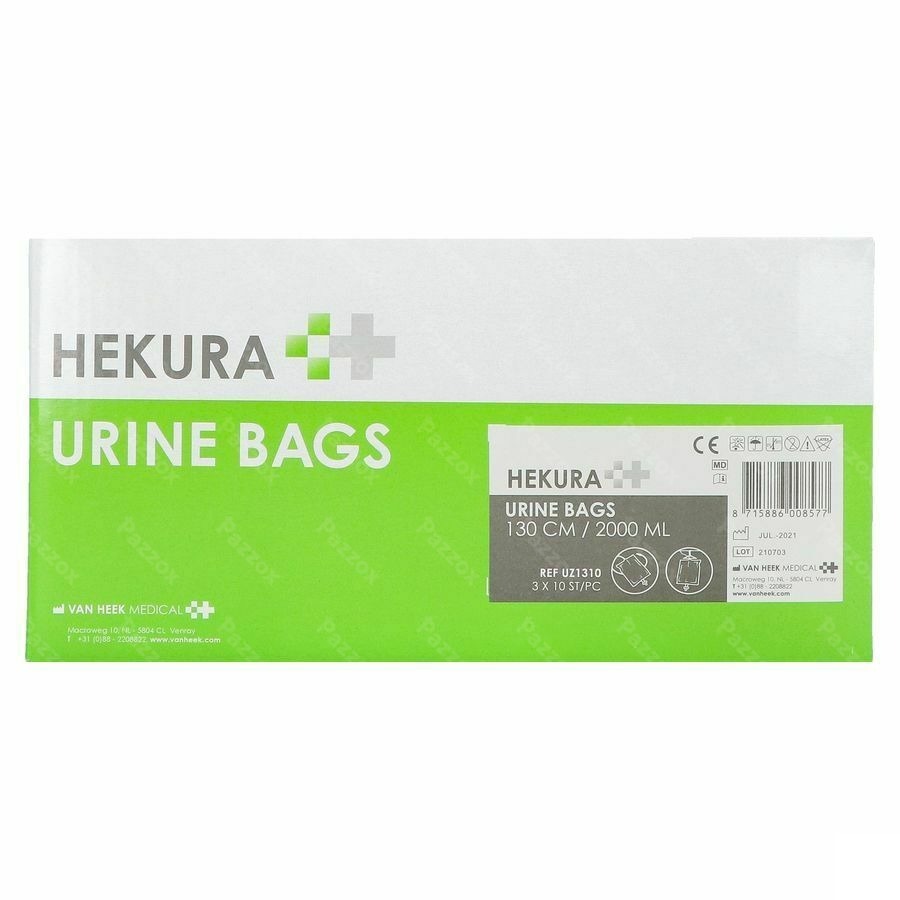 Hekura Urinezak 2l 130 6,5mm Kruiskraan 30 Uz131