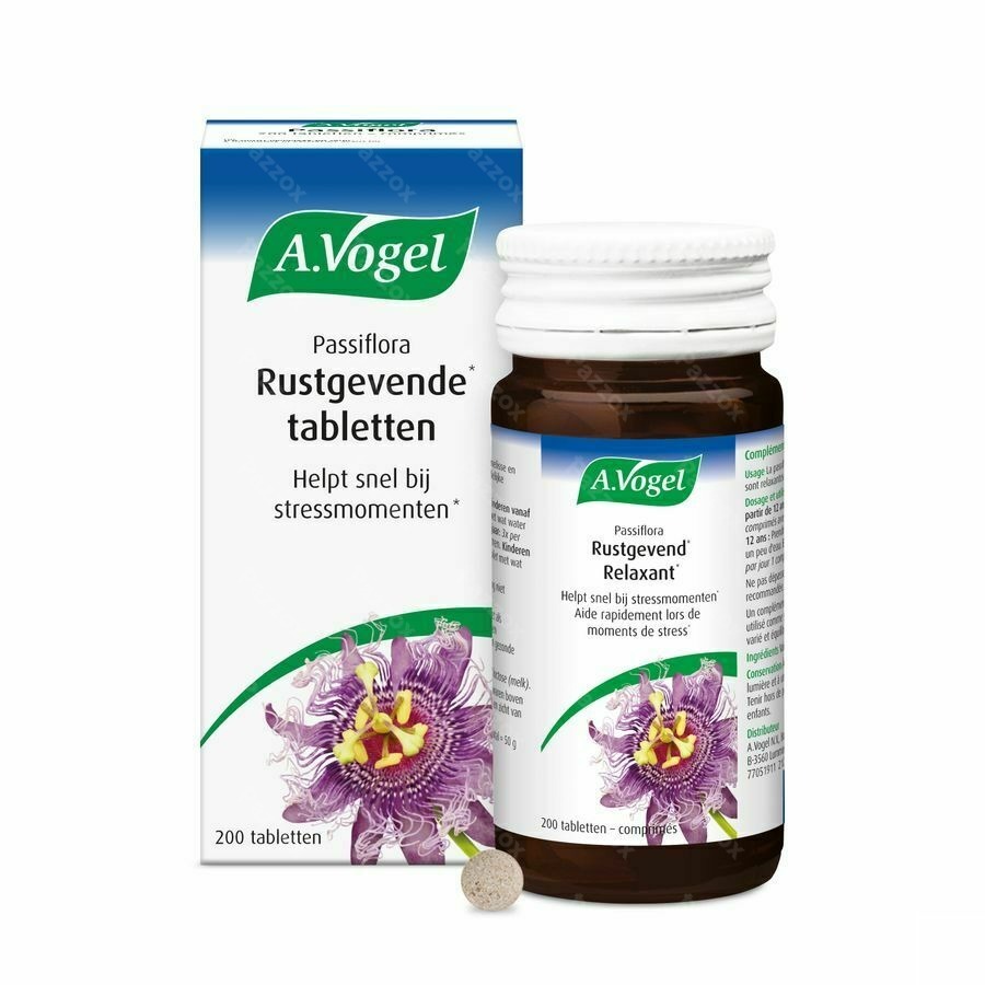 A.Vogel Passiflora Rustgevende Tabletten 200 stuks