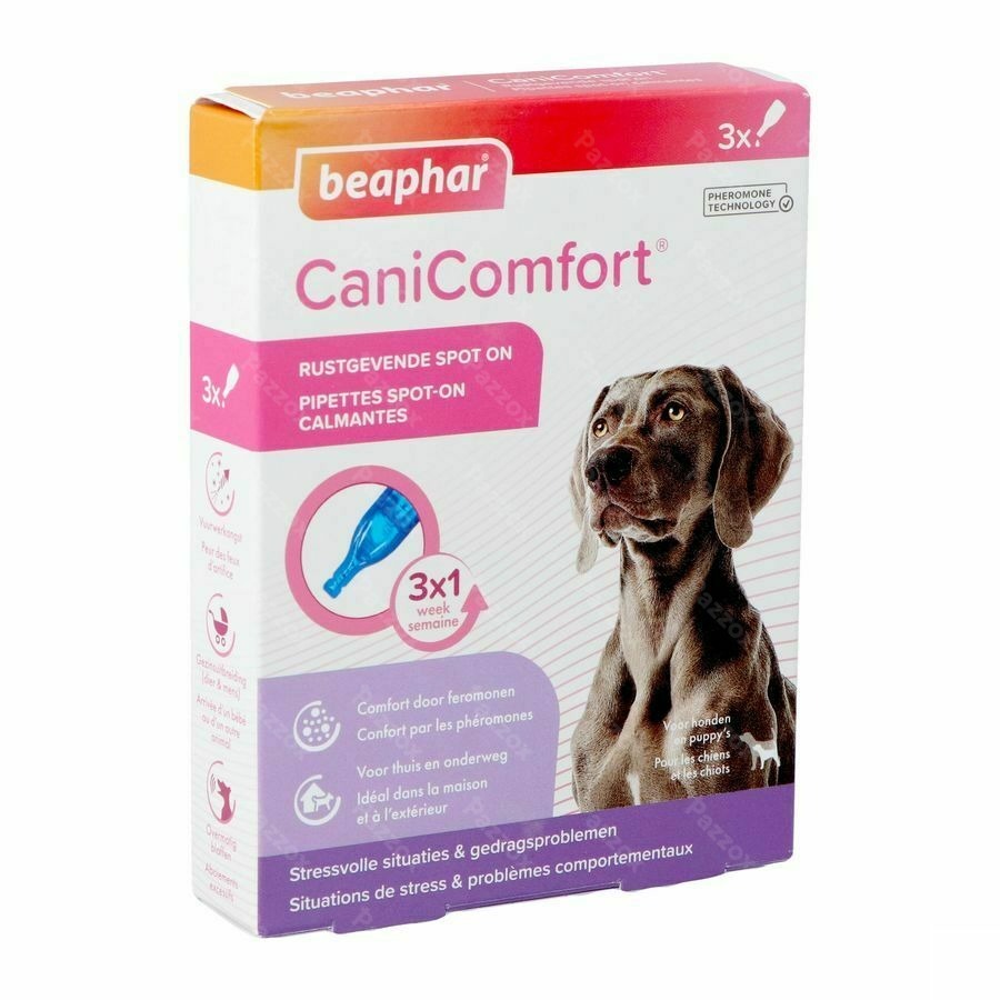 Beaphar Canicomfort Rustgevende Spot On 3x1ml