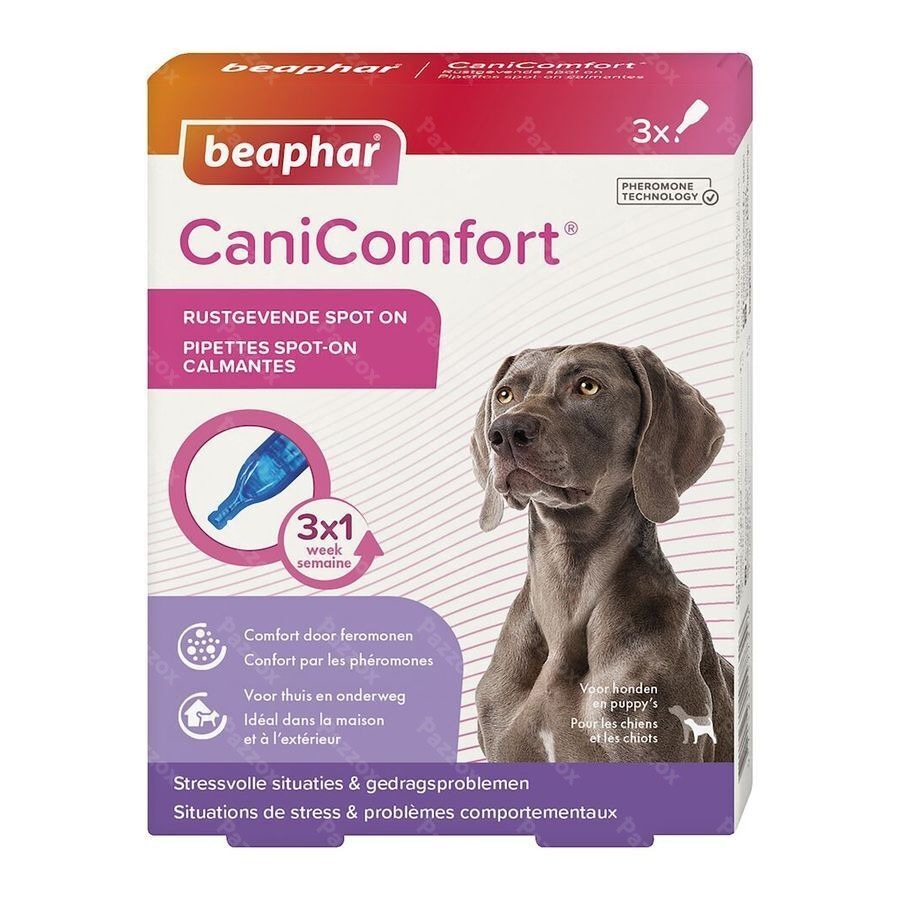 Beaphar Canicomfort Rustgevende Spot On 3x1ml