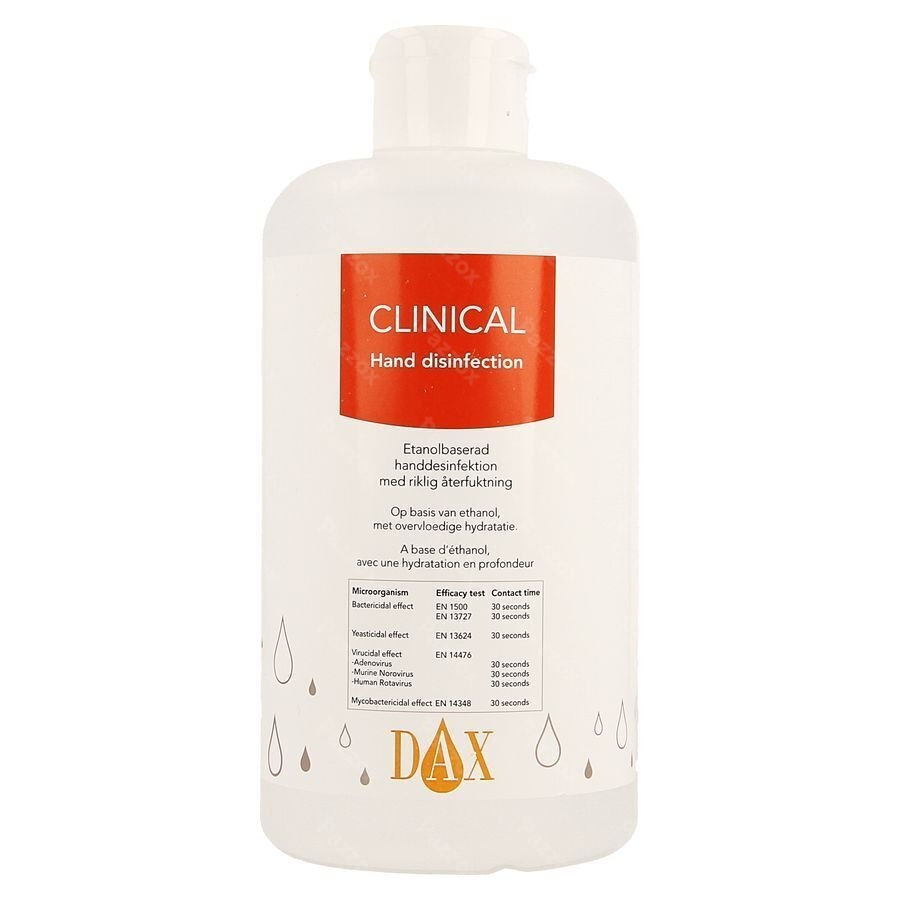 Dax Clinical Handontsmetting Knijpfles 500ml