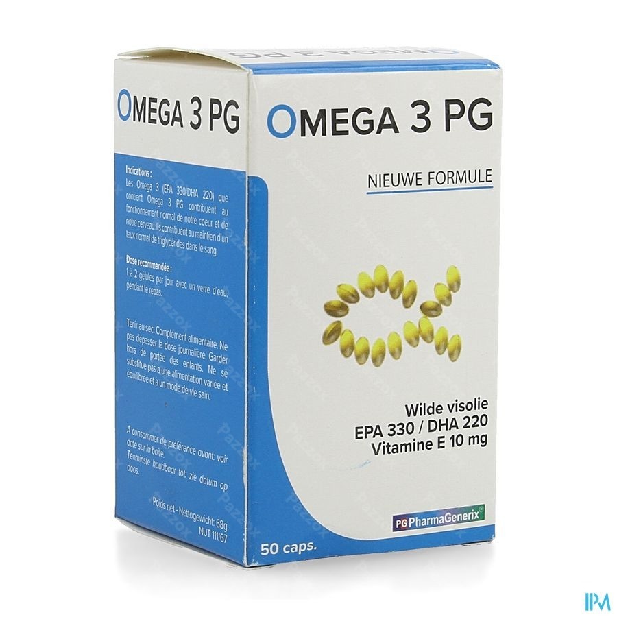 Omega 3 Pg Pharmagenerix Caps 50 Nf