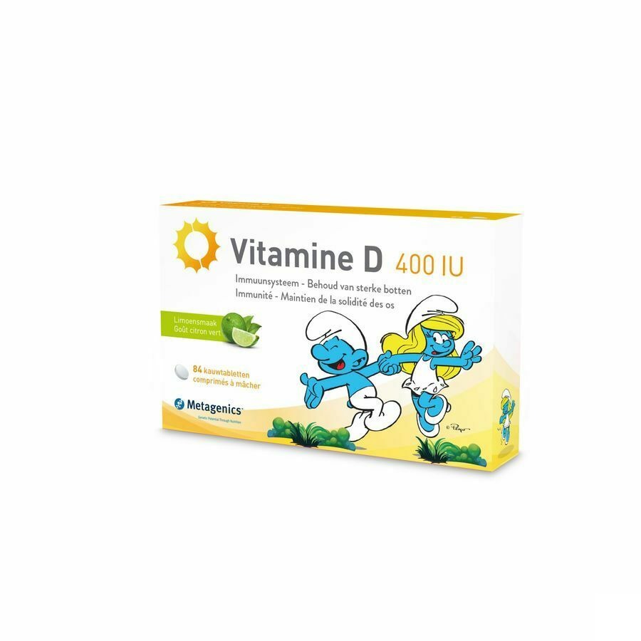 Vitamine D 400iu Metagenics Smurfen Comp 84