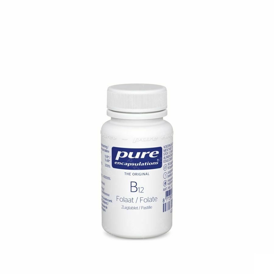 Pure Encapsulations B12 Folaat Pot Zuigtabl 90