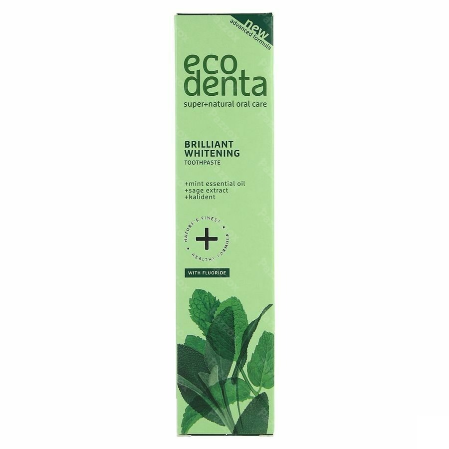 Eco Denta Whitening Tandpasta Ess. Olie Munt 100ml