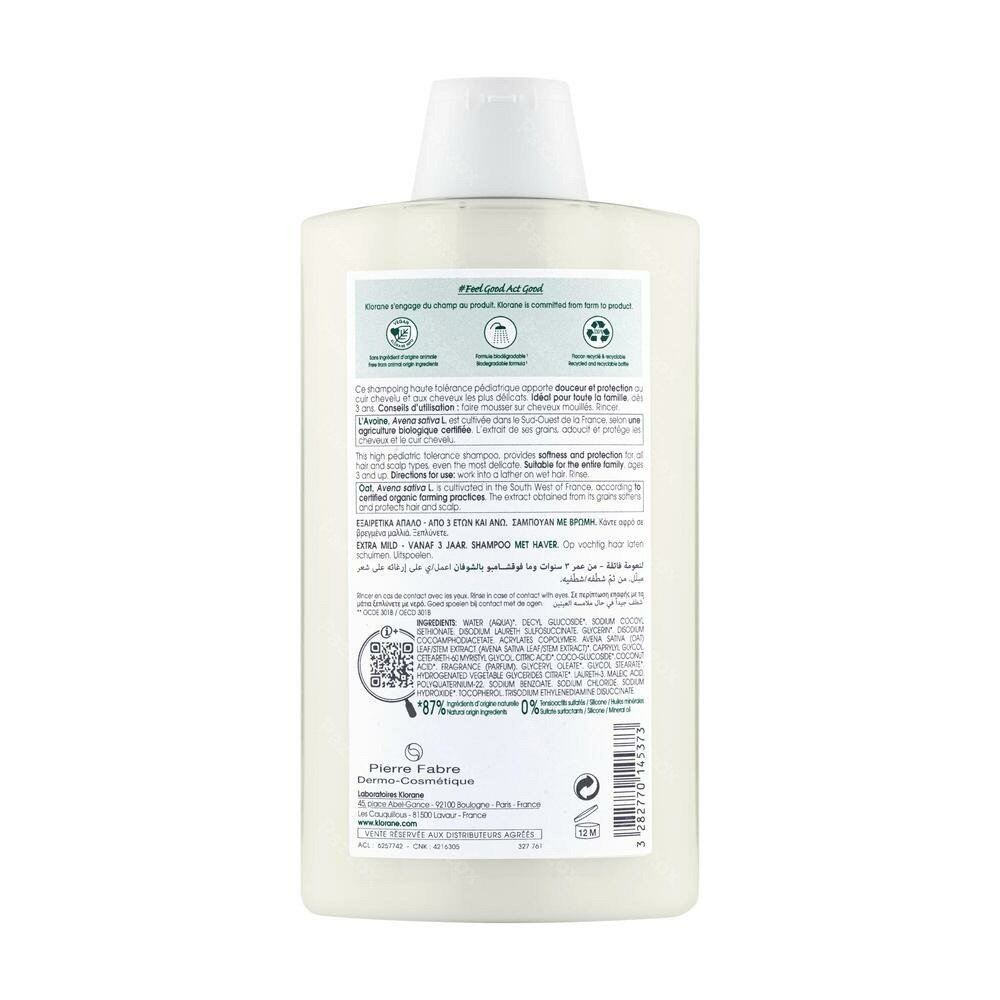 Klorane Capil. Sh Haver 400ml
