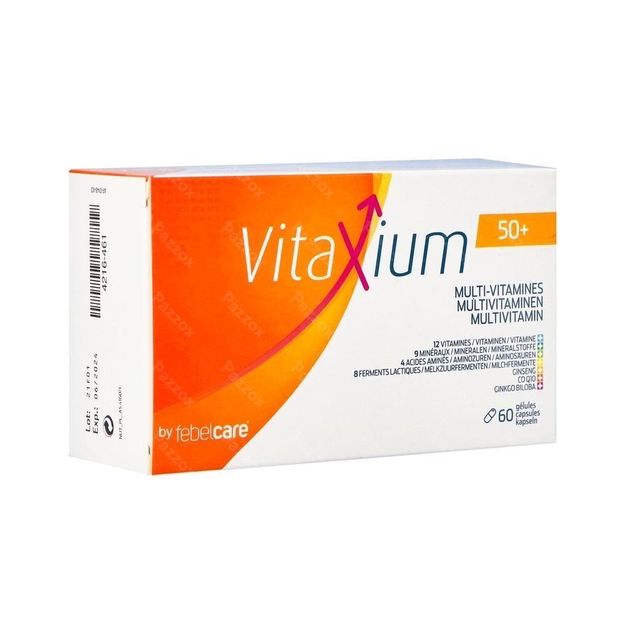 Vitaxium 50+ Multivitaminen 60 Capsules 