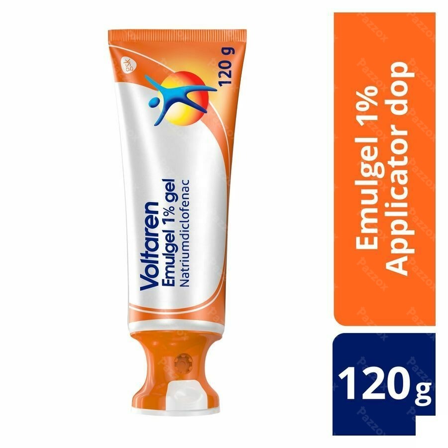 Voltaren Emulgel 1 % Gel 120g Applicator Dop New