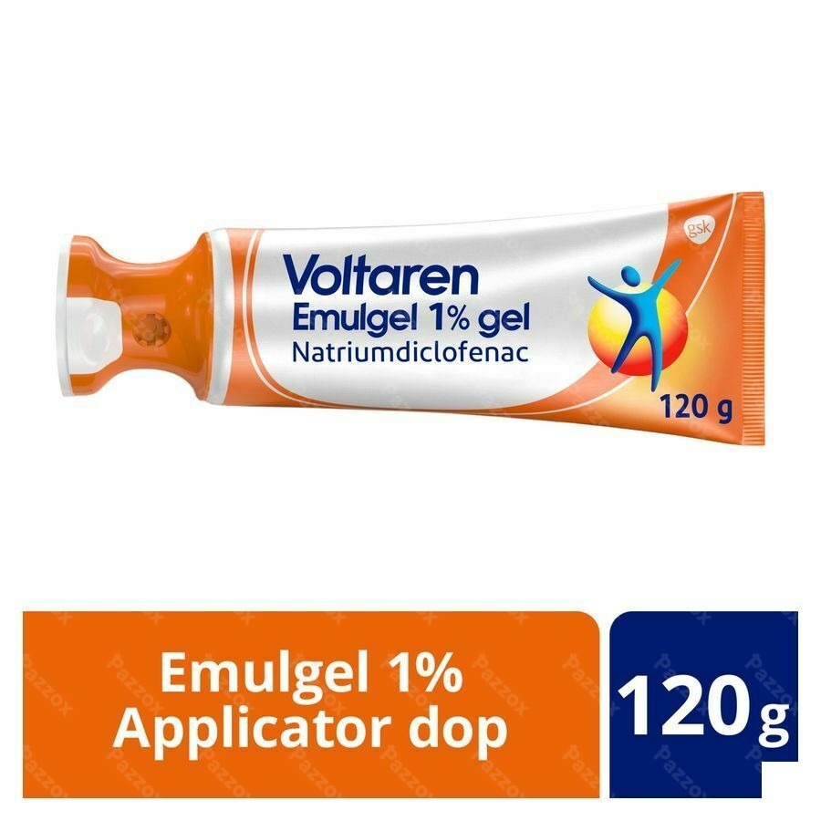 Voltaren Emulgel 1 % Gel 120g Applicator Dop New