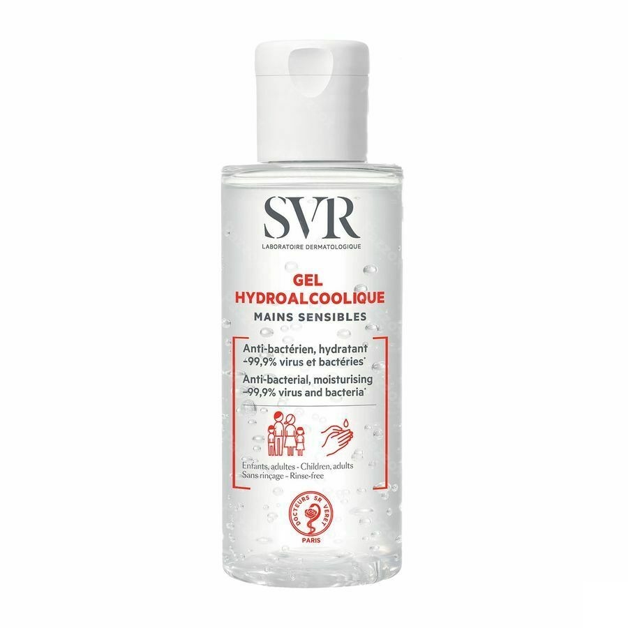 SVR Hydro Alcoholische Gel Gevoelige Handen 75ml