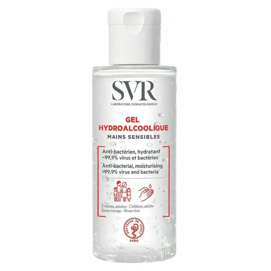 SVR Hydro Alcoholische Gel Gevoelige Handen 75ml