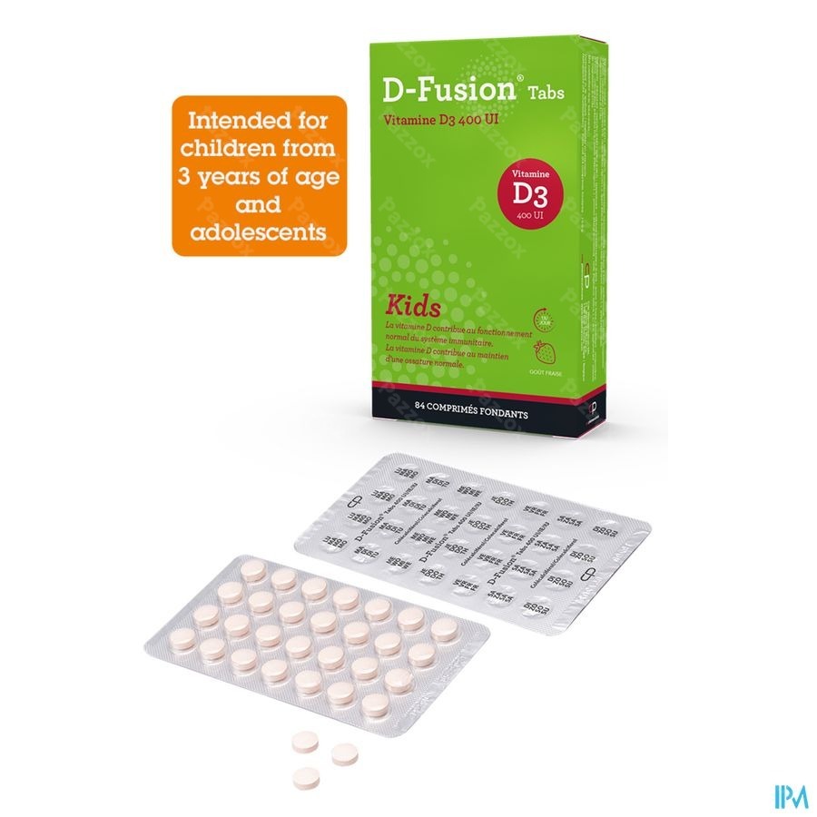 D-fusion Tabs 400 Smelttabl 84