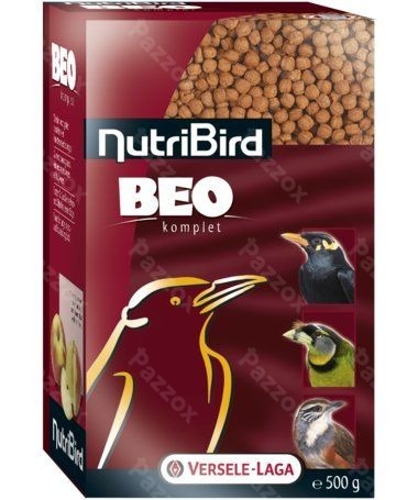 Nutribird BEO Komplet 500g Onderhouds- en Kweekvoer Voor Beo's & Grote Vruchten- en Insecteneters