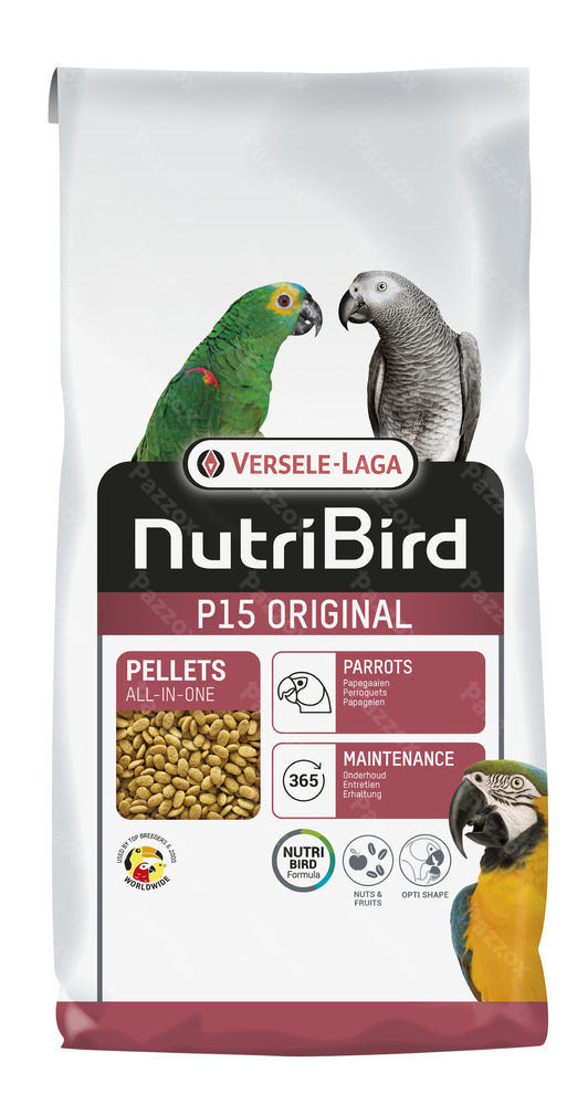 Nutribird P15 Original 10kg Onderhoudsvoer Voor Papegaaien Monocolor