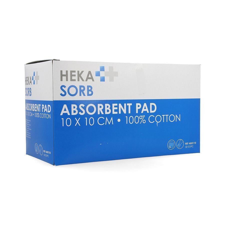 HEKA sorb absorberend verband 10 x 10 cm