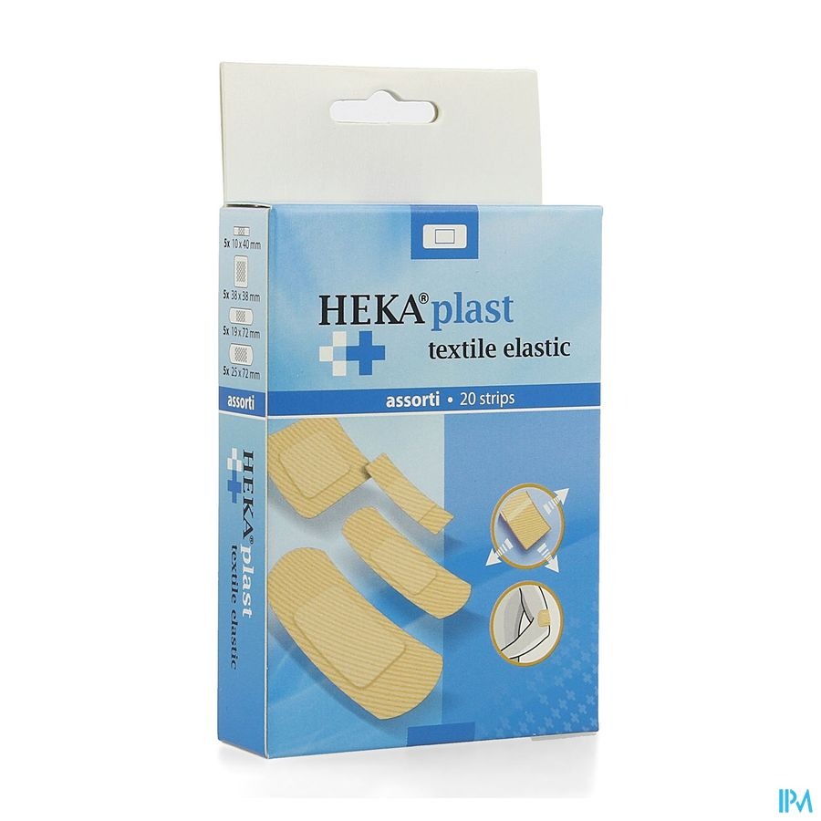 Heka Otc Wondpleister Textiel Assortiment 20