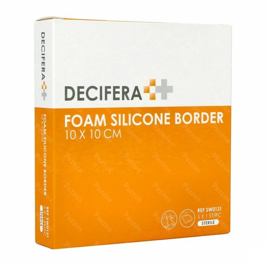 Decifera Foam Silicone Border 10x10cm 5