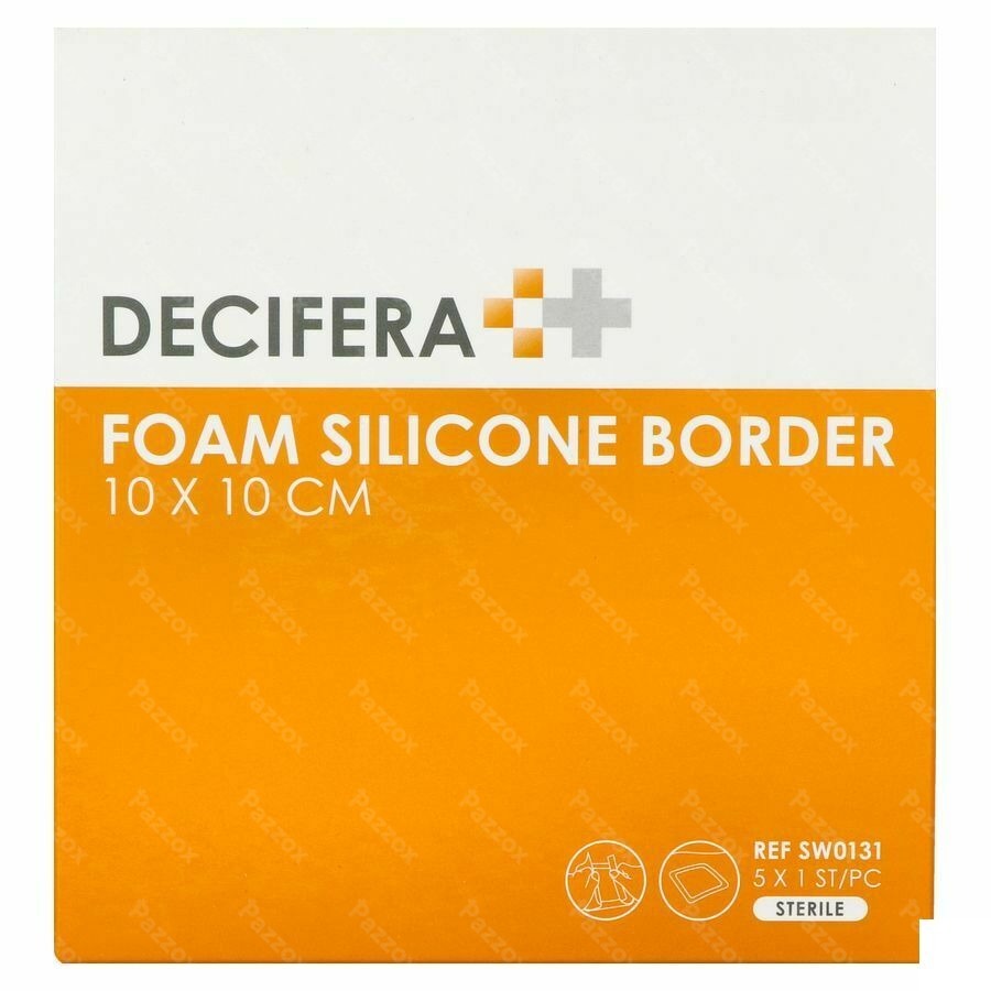 Decifera Foam Silicone Border 10x10cm 5