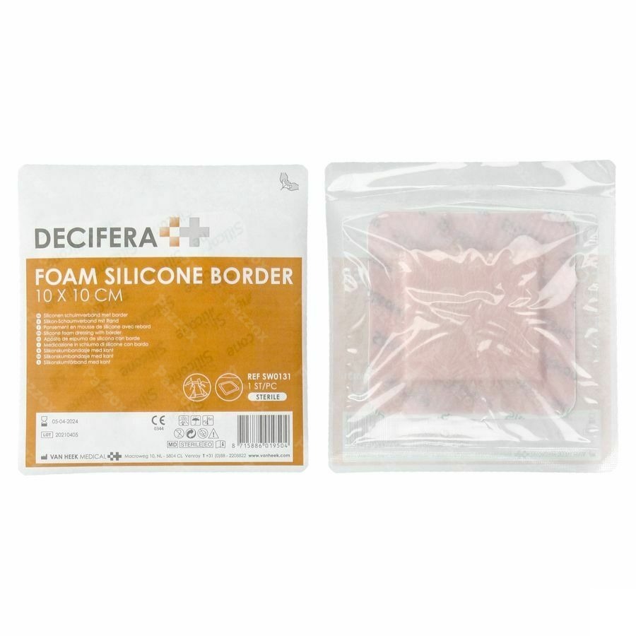 Decifera Foam Silicone Border 10x10cm 5