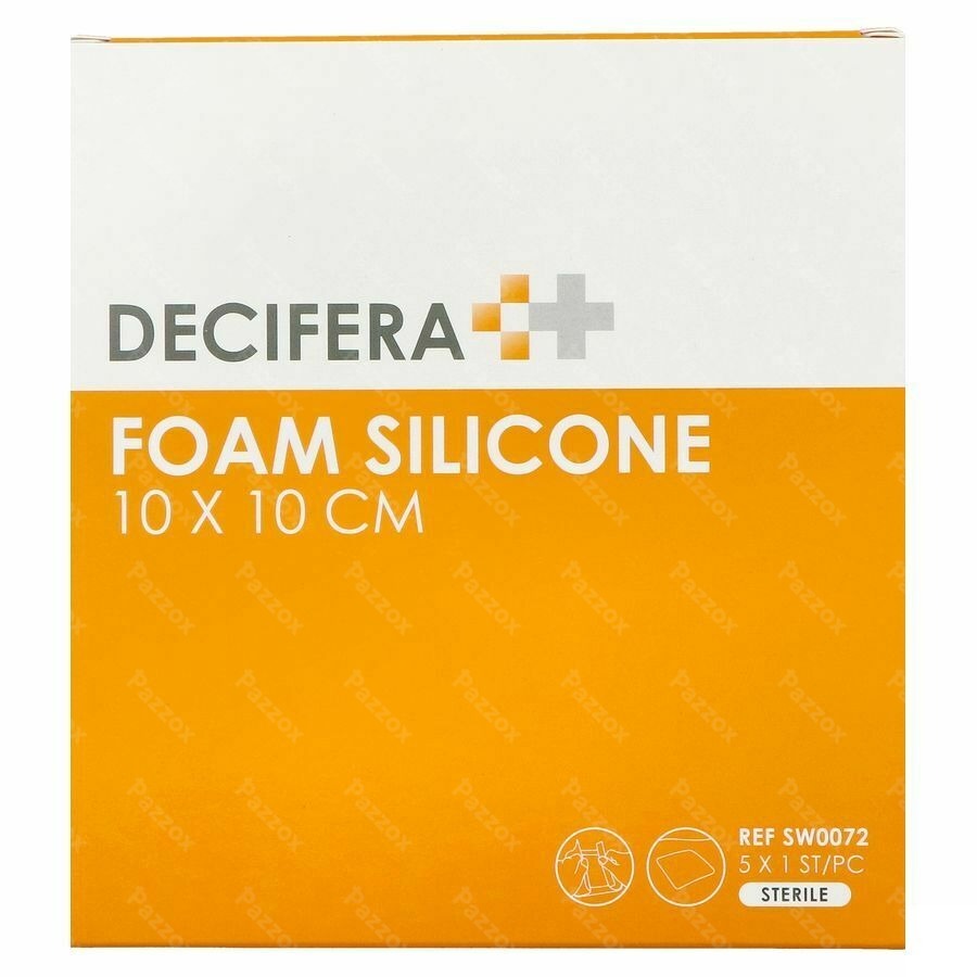Decifera Foam Silicone 10x10cm 5