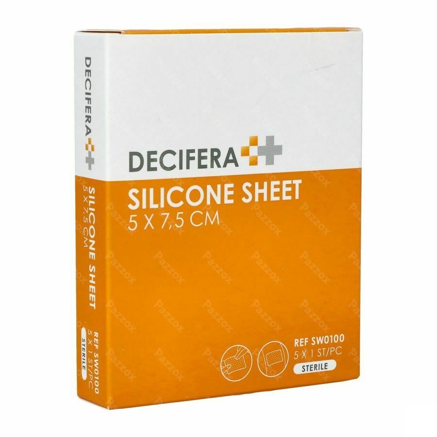 Decifera Silicone Sheet 5x 7,5cm 5