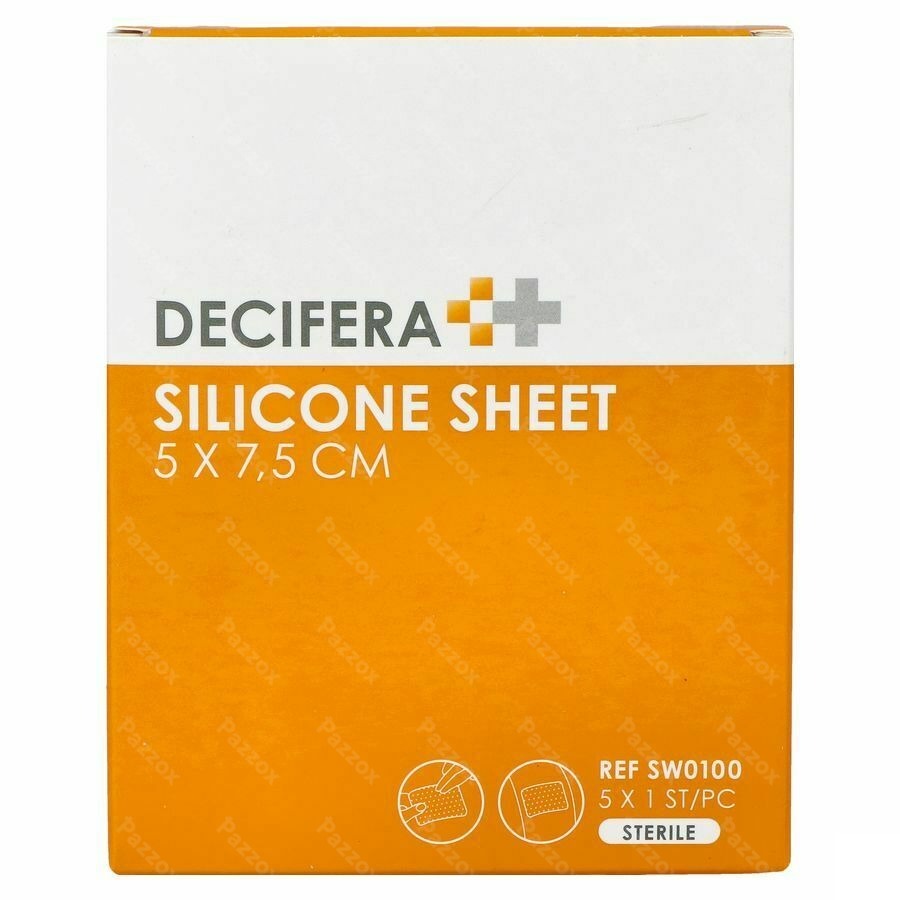 Decifera Silicone Sheet 5x 7,5cm 5