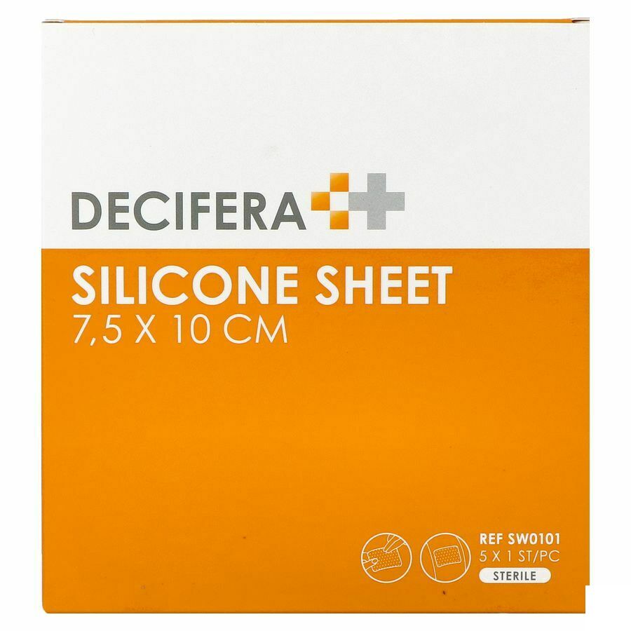 Decifera Silicone Sheet 7,5x10cm 5 afbeelding