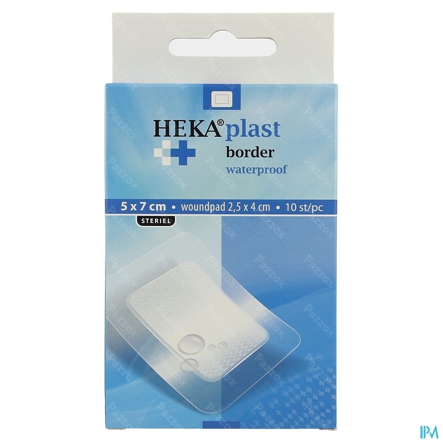 Heka Zom Border Transp. Waterproof 5x 7cm 10