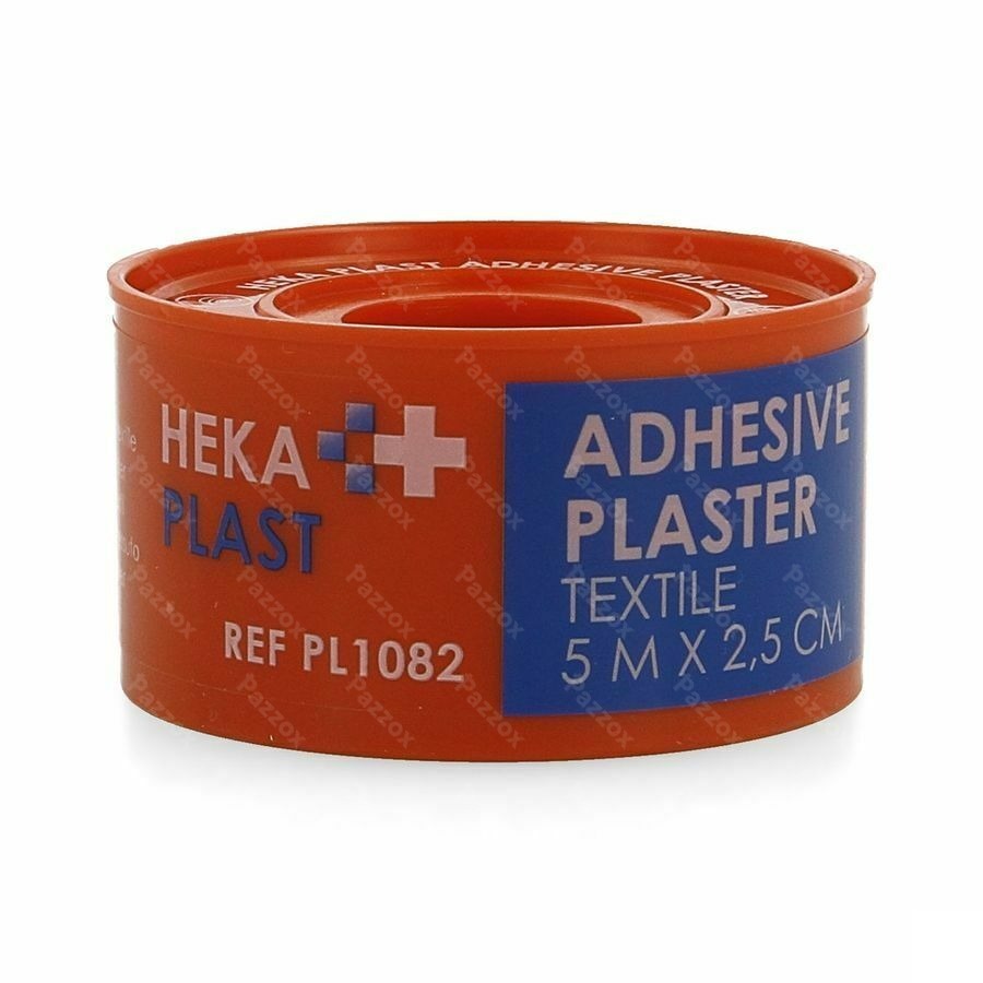 Hekaplast Hechtpleister Textiel 5mx2,5cm Ring 1