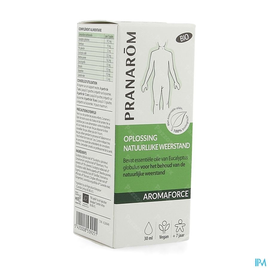Pranarôm Aromaforce Oplossing Natuurlijke Weerstand Bio 30ml