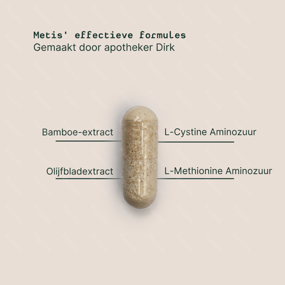 Metis Hair & Nails 09 Kuur 204 Plantaardige Capsules