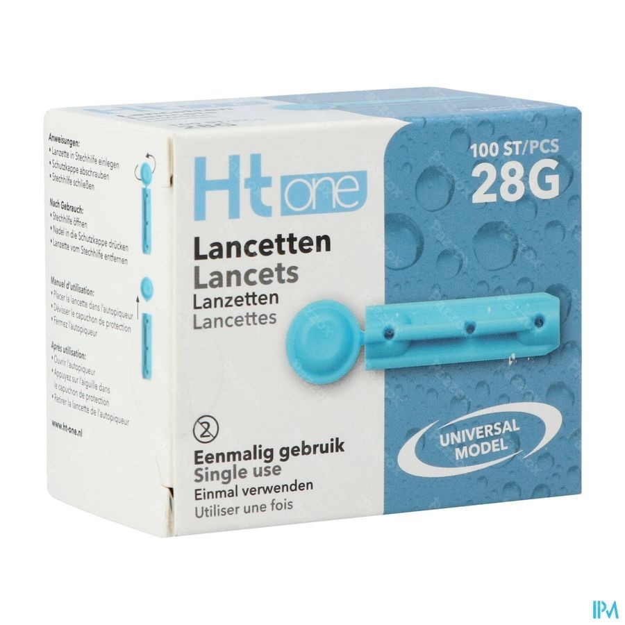 Ht One Lancetten 28g 100