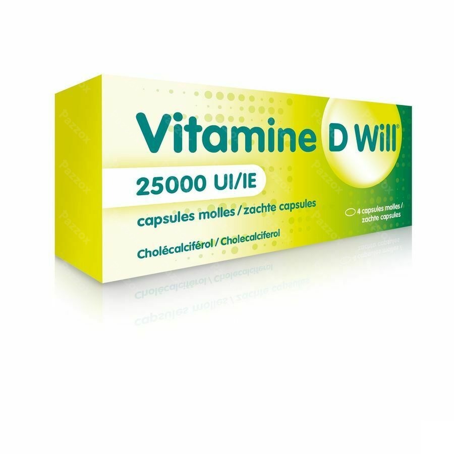 Vitamine D Will 25000ie Zachte Caps 4
