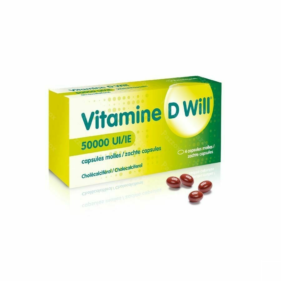 Vitamine D Will 50000ie Zachte Caps 4