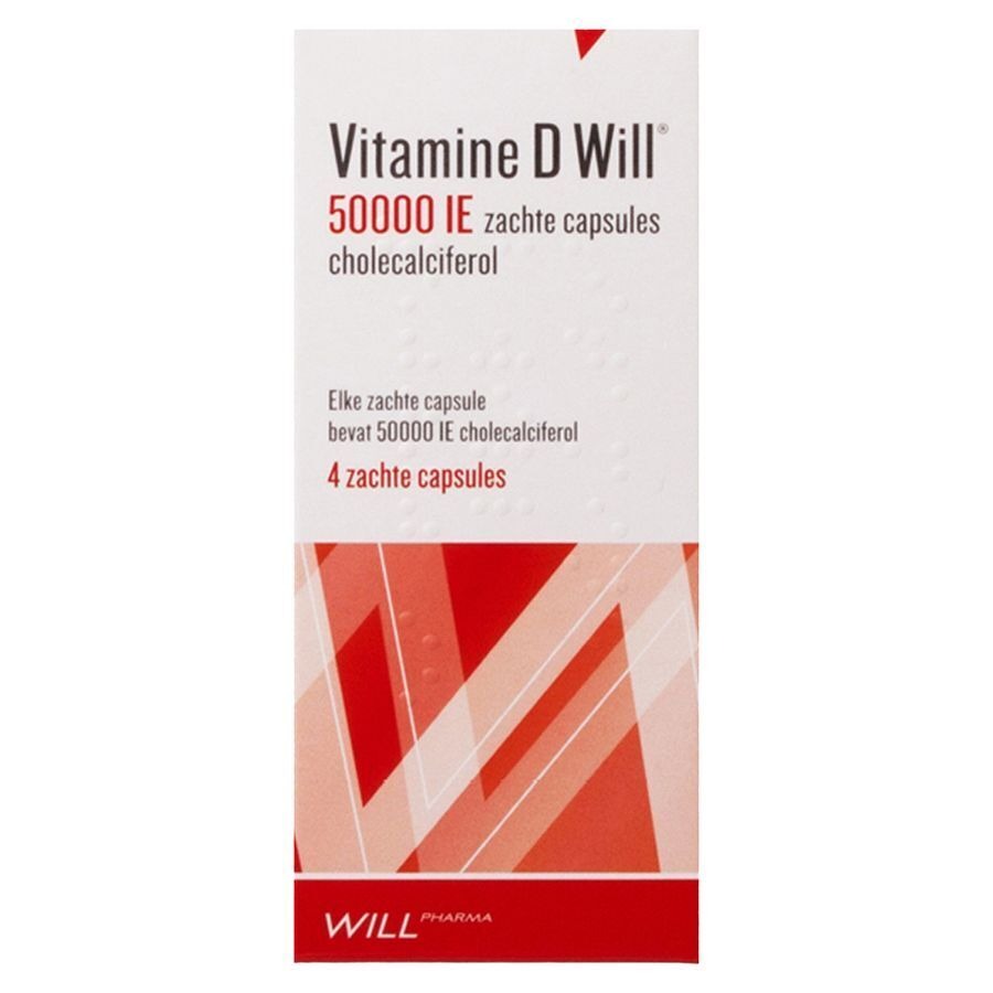 Vitamine D Will 50000ie Zachte Caps 4