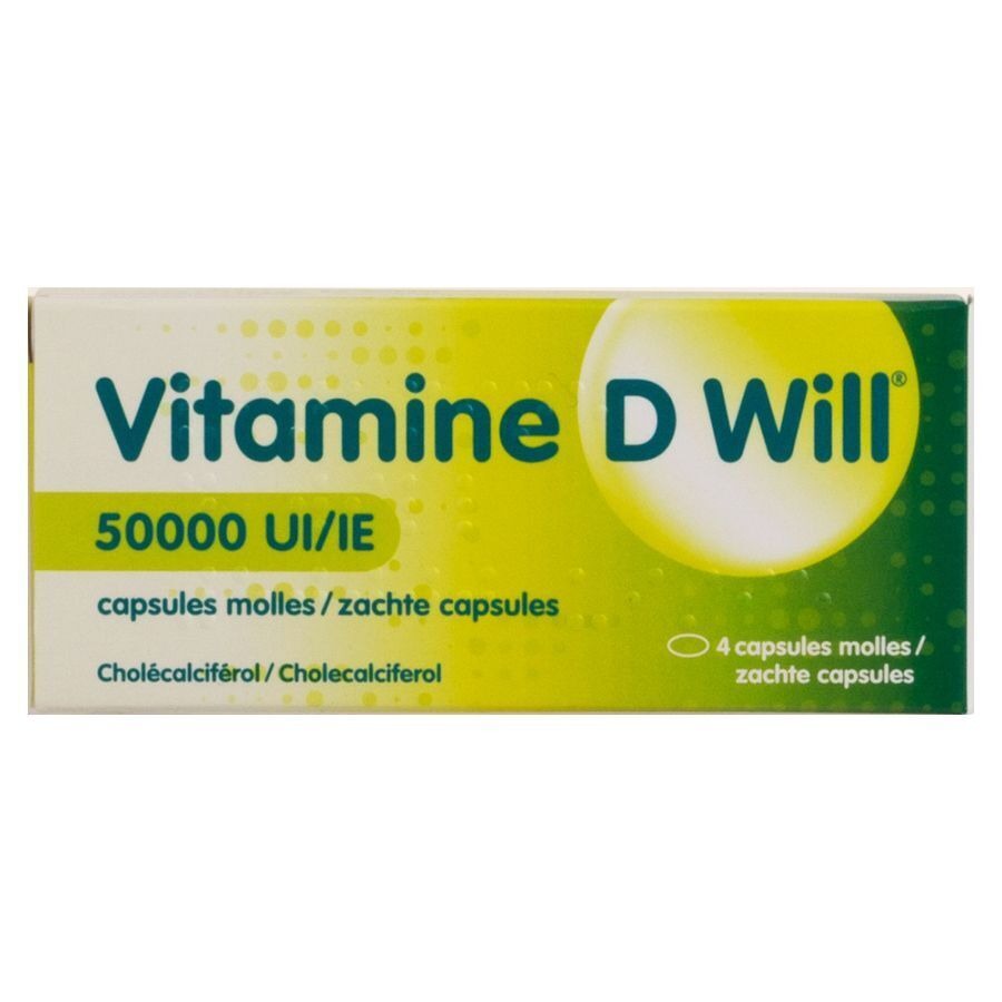 Vitamine D Will 50000ie Zachte Caps 4