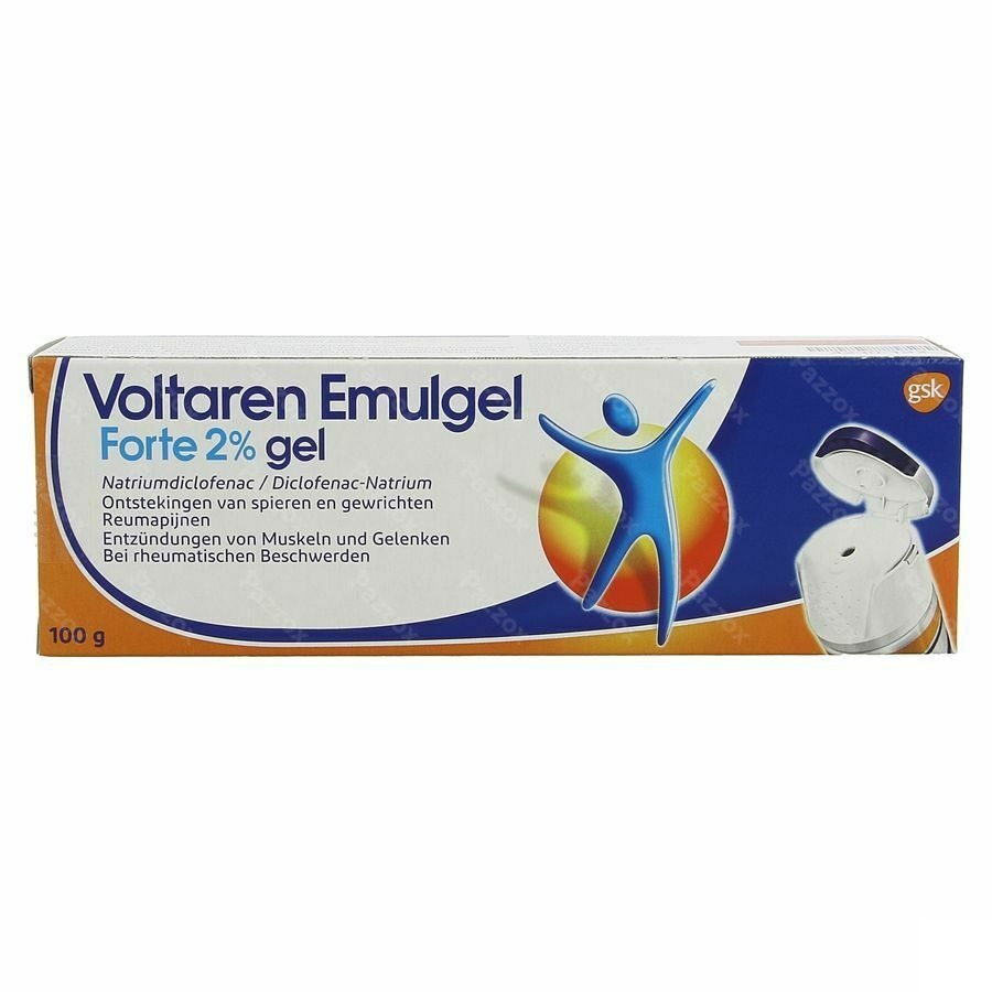 Voltaren Emulgel Forte 2% Pijnverlichtende Gel Spieren En Gewrichten 100g 