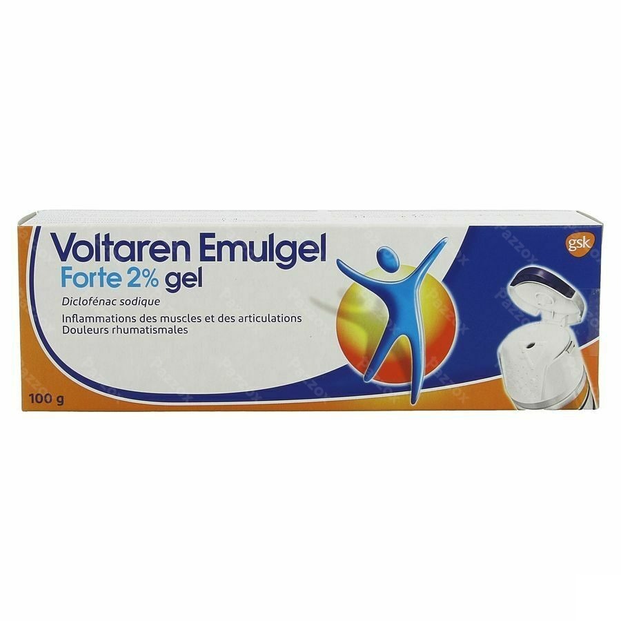 Voltaren Emulgel Forte 2% Pijnverlichtende Gel Spieren En Gewrichten 100g 