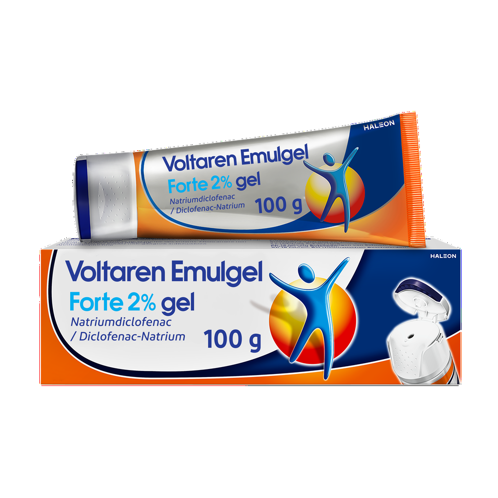 Voltaren Emulgel Forte 2% Pijnverlichtende Gel Spieren En Gewrichten 100g 