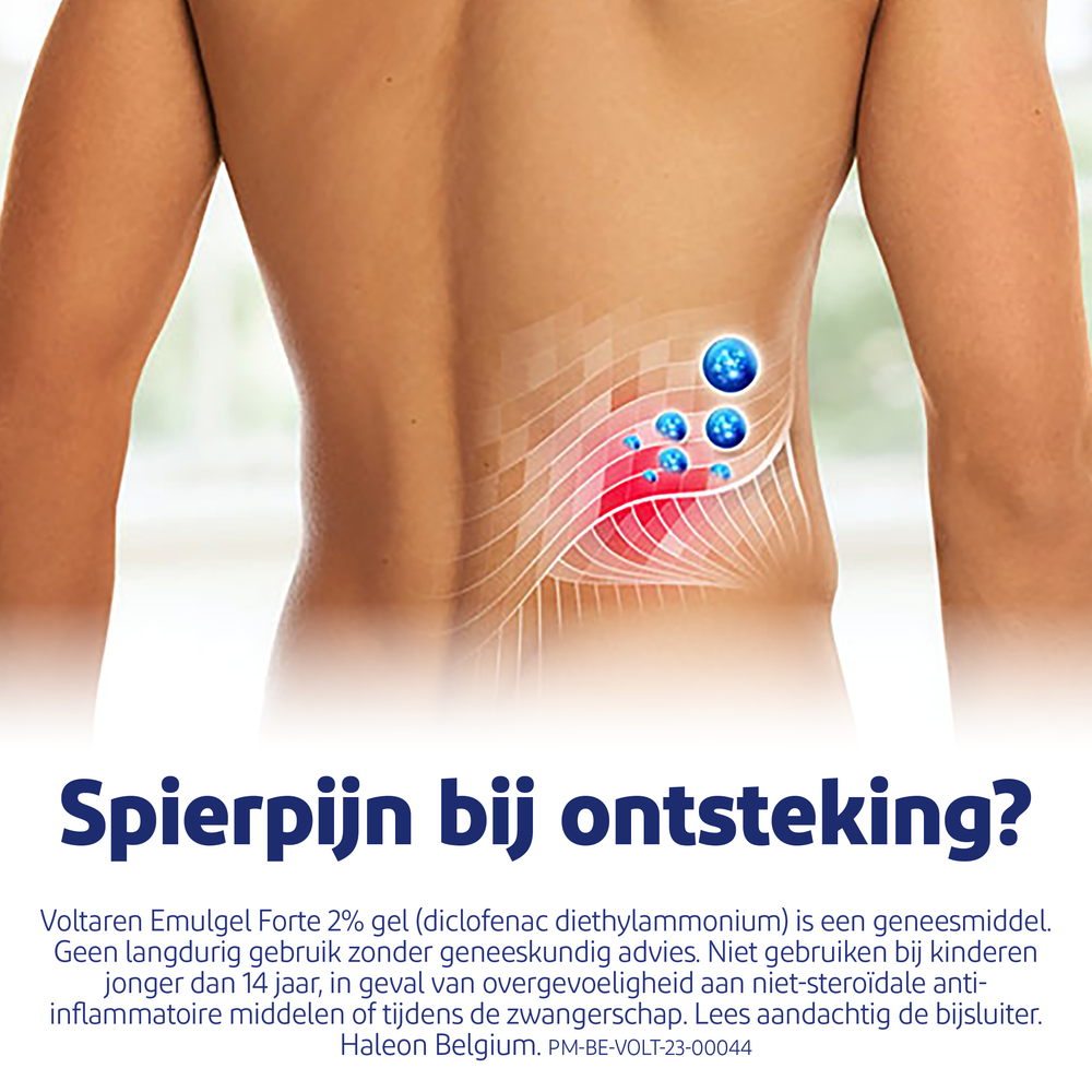 Voltaren Emulgel Forte 2% Pijnverlichtende Gel Spieren En Gewrichten 100g 