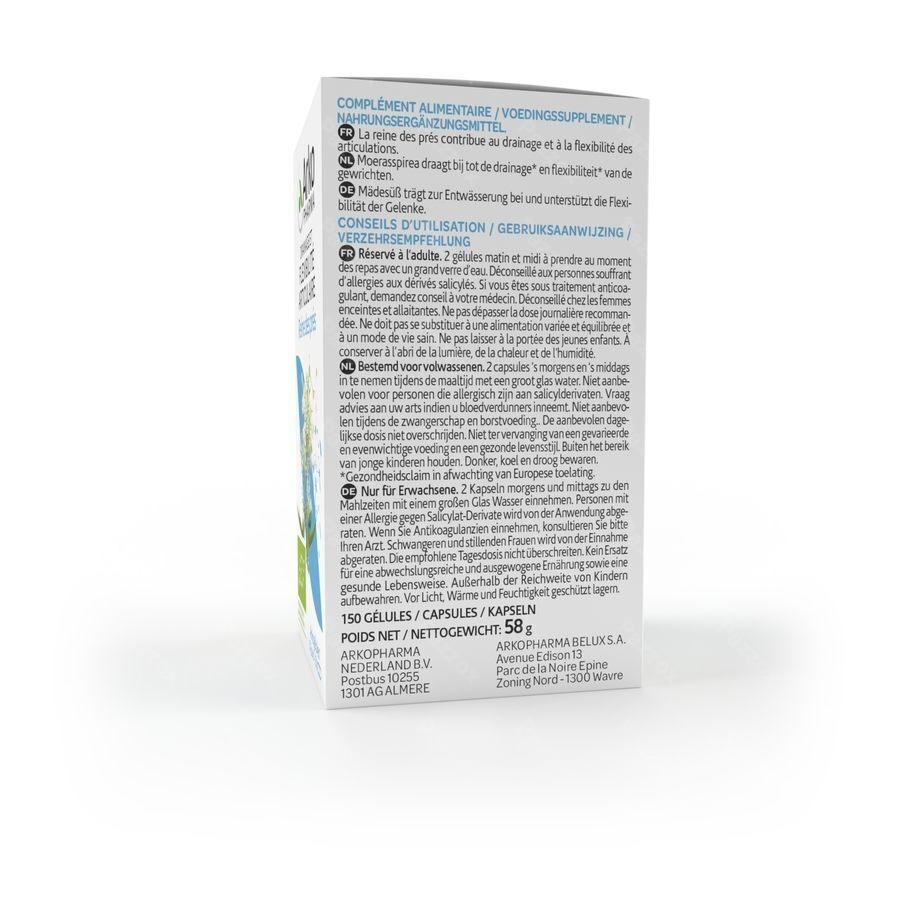 Arkocaps Moerasspirea Bio 150 Capsules