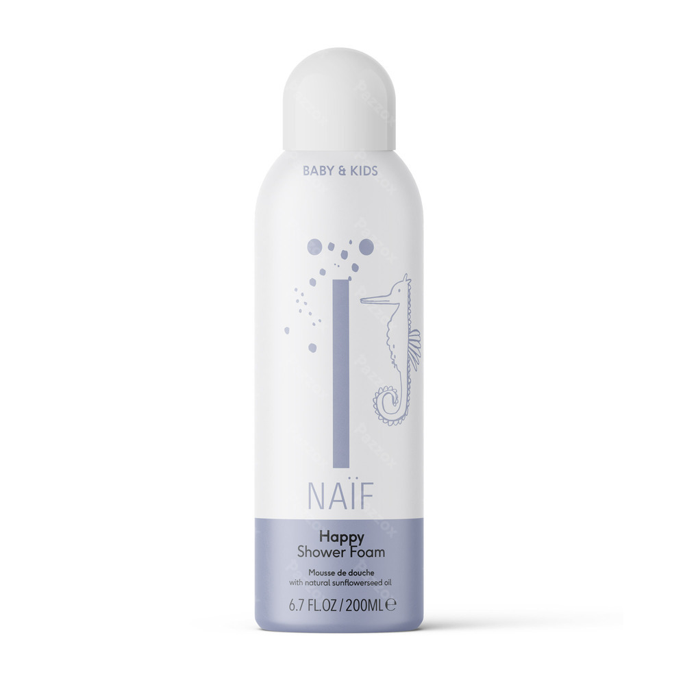 Naïf Happy Verzorgende Doucheschuim Baby en Kids 200ml