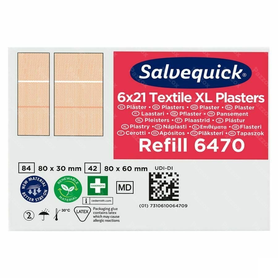 Salvequick Navulling Xl Textiel