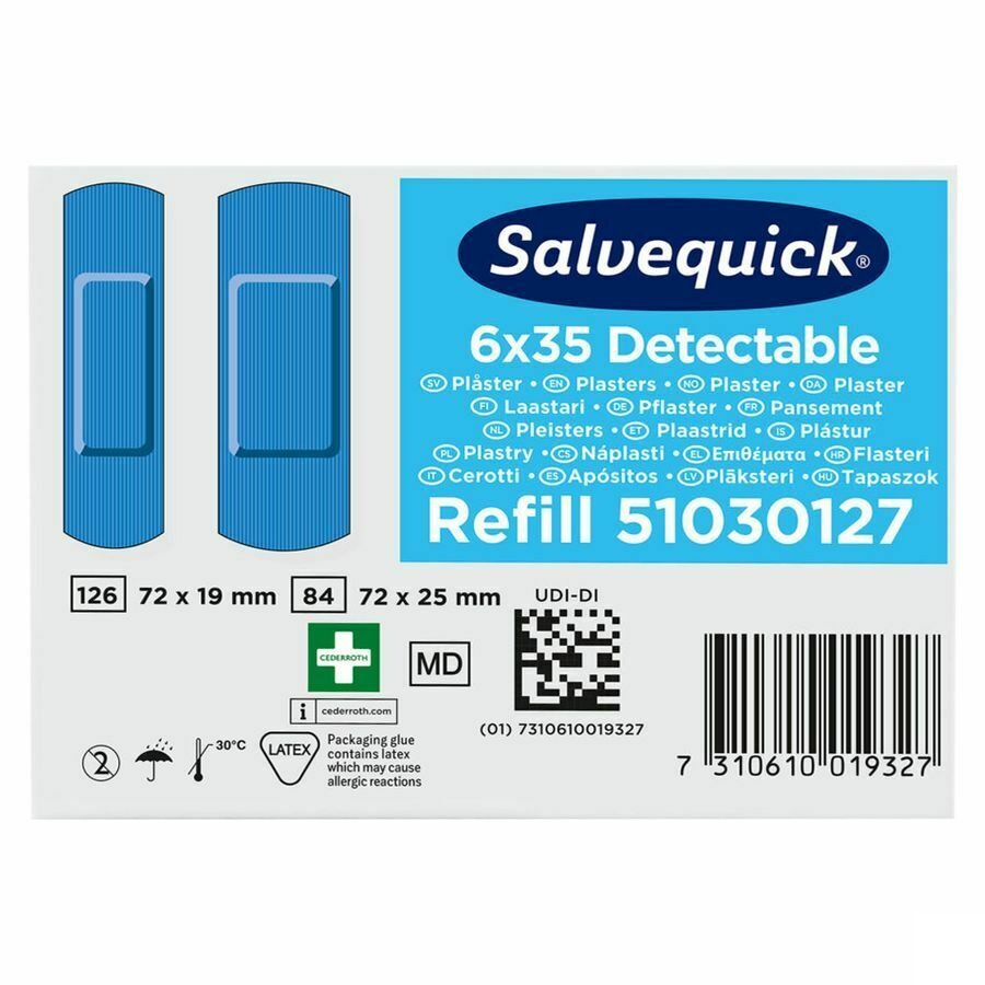 Salvequick Navulling Blauw Detect